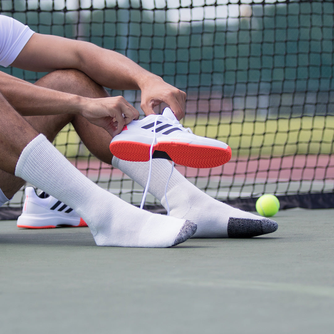 Tennis sale shoe socks